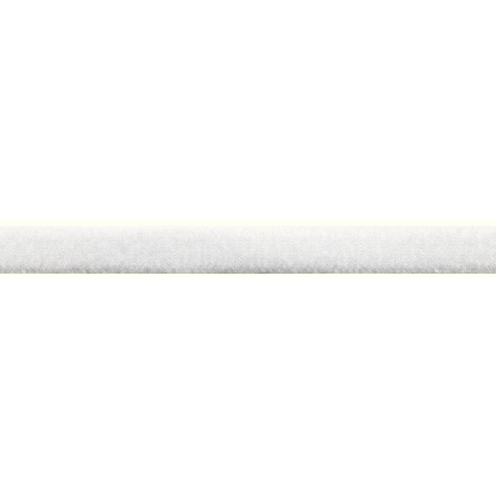 Banda Velcro (arici), doar puf, alba, 20 mm, 25 m