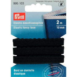 Banda elastica Fancy, negru, 10 mm